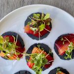 beetroot cured salmon