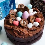 easter egg nest mud cake