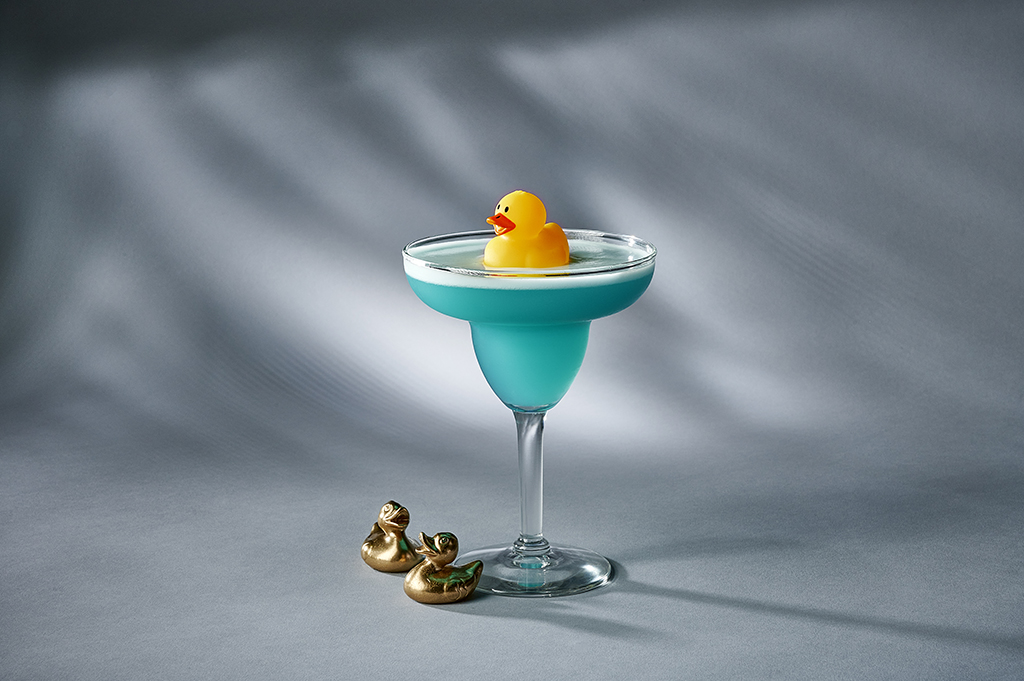 Kingpin blue army navy cocktail