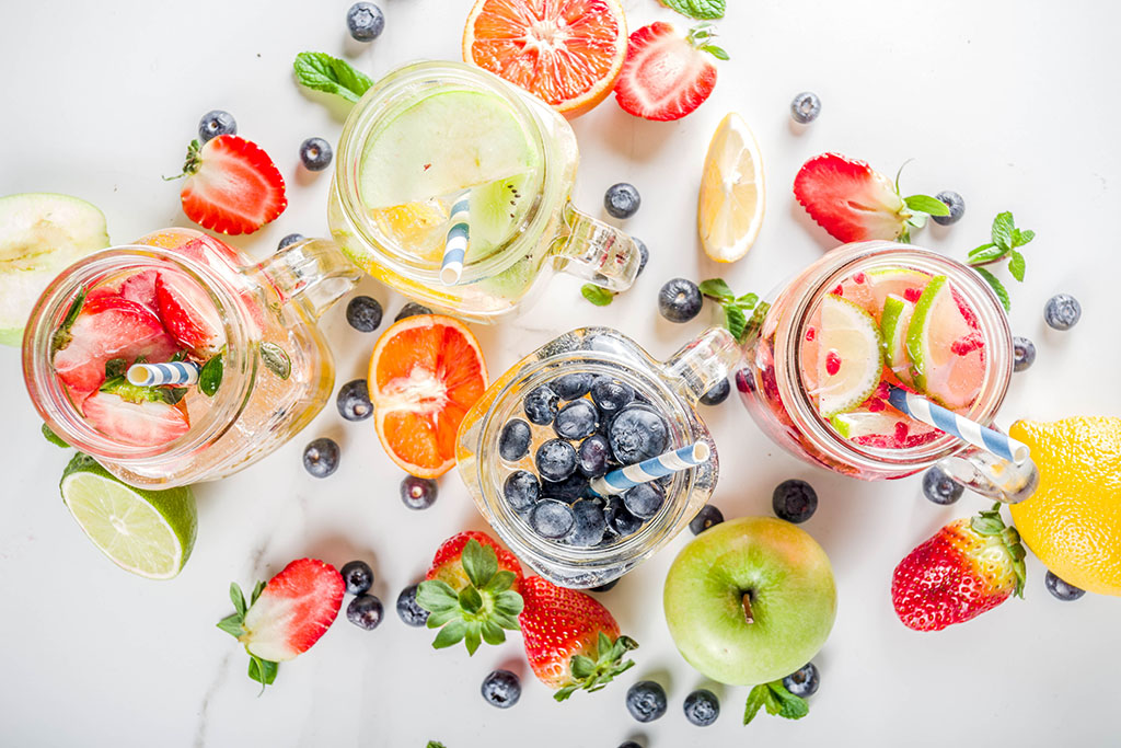 fruit infused water