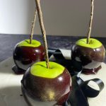 Halloween toffee apples